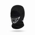2WIN Smiley Ski Mask — black balaclava with the white 2WIN grin print